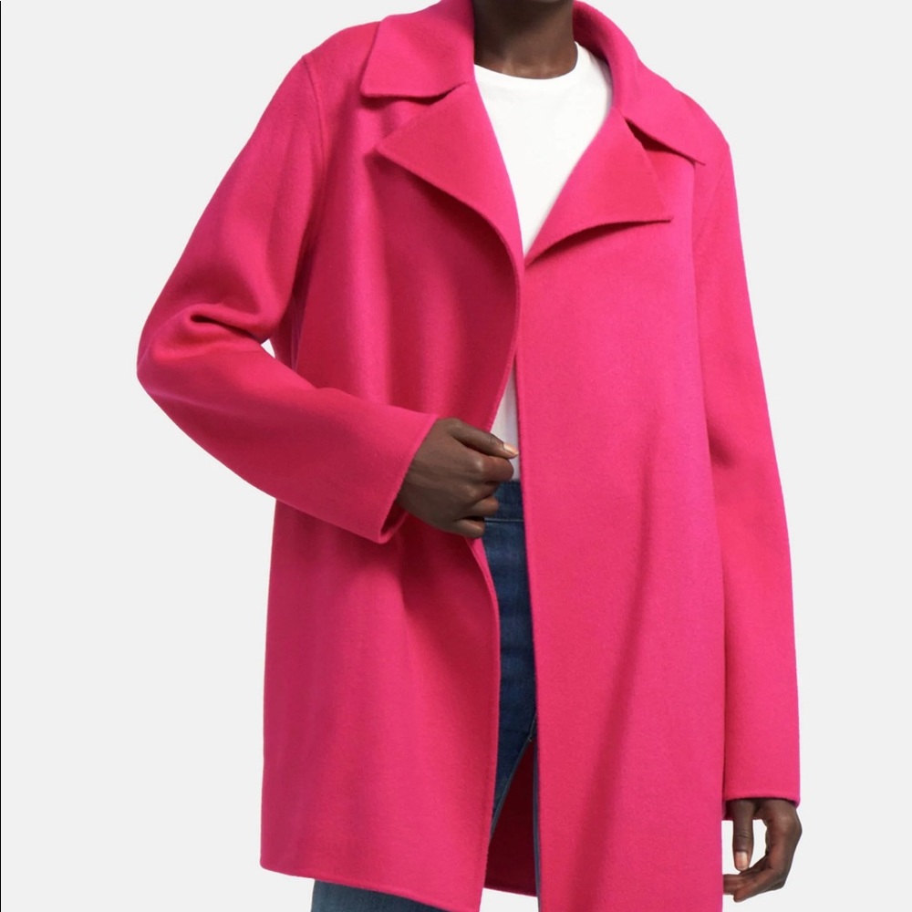 Theory Pink Coat NWT
